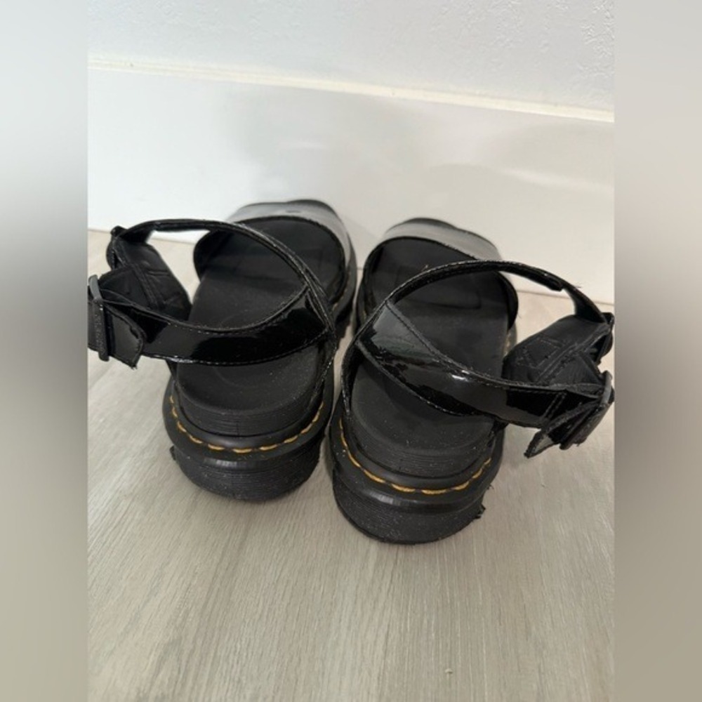 Dr Martens Voss Quad Platform Patent Leather Gladiator Sandals Women US 7 UK 5 - Picture 12 of 12